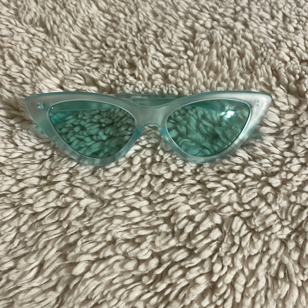 Blue fun glasses!
